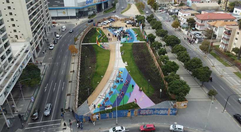 Viña del Mar recupera terreno abandonado y suma cuatro nuevas plazas: “Estamos muy felices de seguir mejorando”