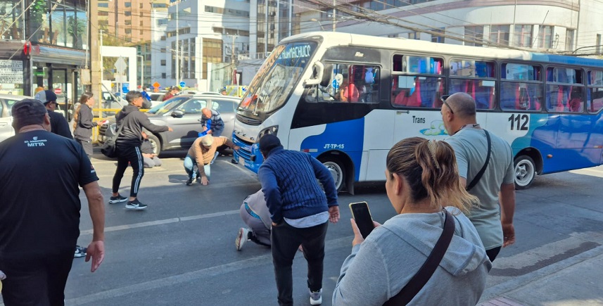 Detenido y a la espera de formalización quedó chofer de taxibús que atropelló a mujer de 87 años en Antofagasta