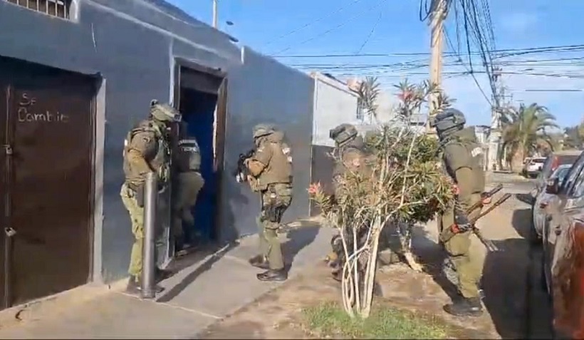 27.900 dosis de droga incautadas en dos operativos de Carabineros en Arica