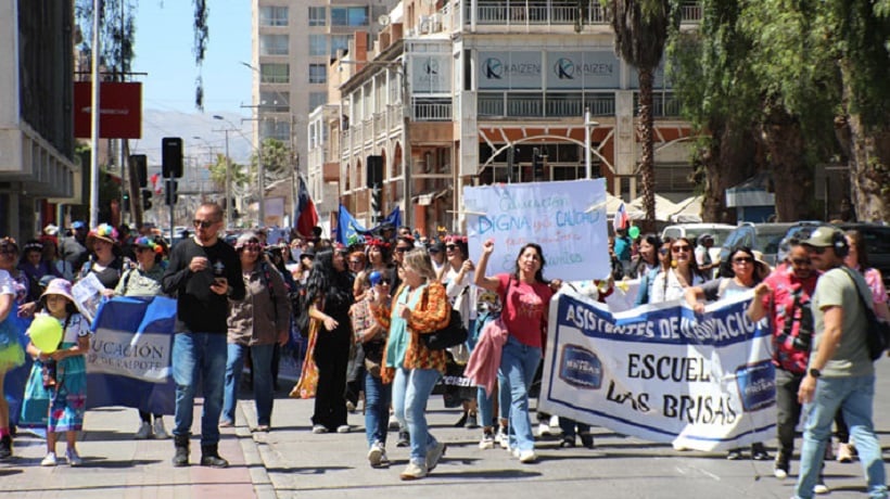 Profesores de Atacama van al paro por 24 horas el próximo jueves