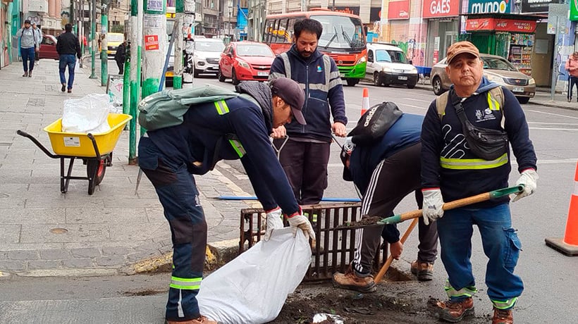 Municipio de Valparaíso realizó un positivo balance tras el paso del sistema frontal