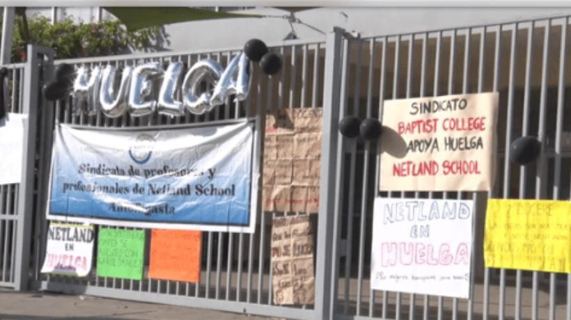 Termina huelga en el Netland School después de 38 días sin clases en Antofagasta