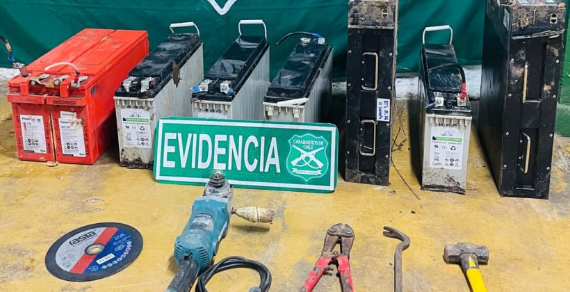 Cuatro sujetos fueron detenidos tras sustraer camión en parcela de Limache