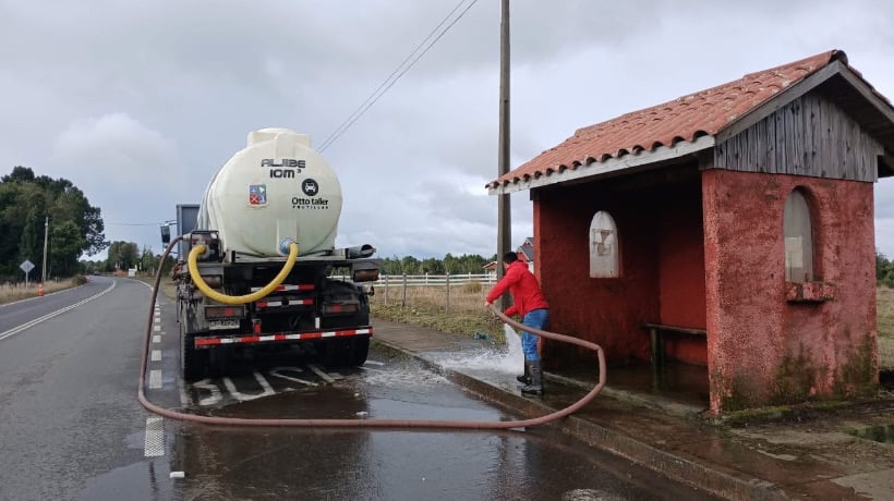 Municipalidad de Dalcahue refuerza labores de limpieza y seguridad en el sector rural