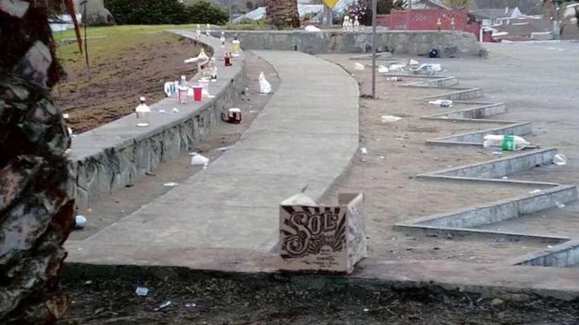 Denuncias ruidos y consumo de alcohol excesivos en plaza de Llolleo