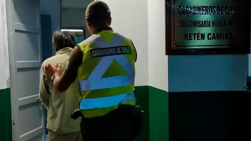 Carabineros detuvo en Mamiña a un hombre que se encontraba prófugo de la justicia por más de 90 días