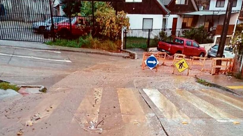 Población Santa María de Recreo sufre con roturas de matrices de agua