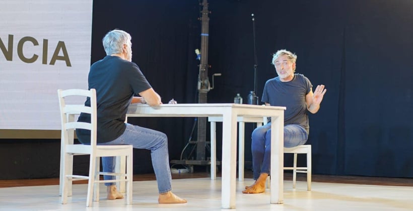 Actores Francisco Reyes y Marcelo Alonso se presentaron en La Calera