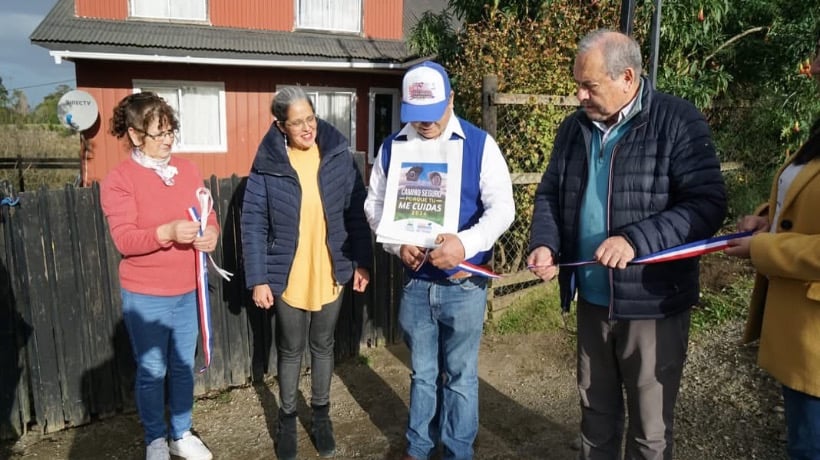 La Junta de Vecinos de Quilquico realiza el cierre del proyecto de seguridad "Camino seguro porque tú me cuidas"