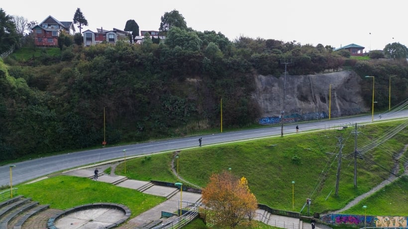Reforzarán taludes en cuesta Santa Teresa de Puerto Montt para evitar nuevos derrumbes
