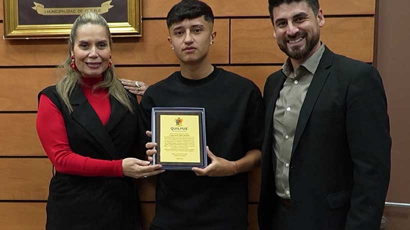 Quilpué destaca a joven seleccionado nacional Sub 17 que representará a Chile en Qatar