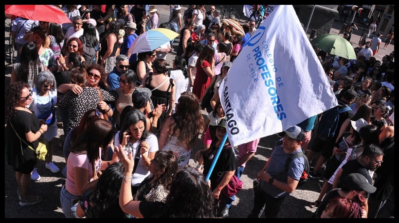 Este jueves se llevará a cabo el paro nacional del Colegio de Profesores: Habrá marchas en todas las regiones