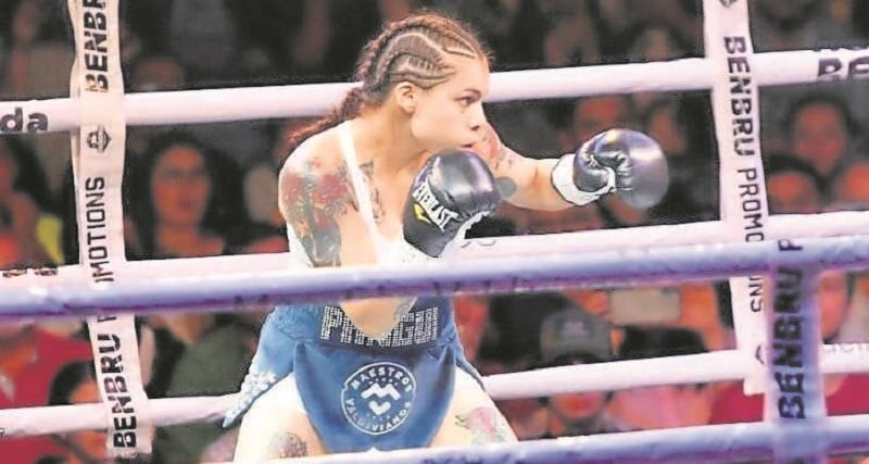 "Leona" Asenjo tras un nuevo desafío: ahora va por título Supermosca IBO