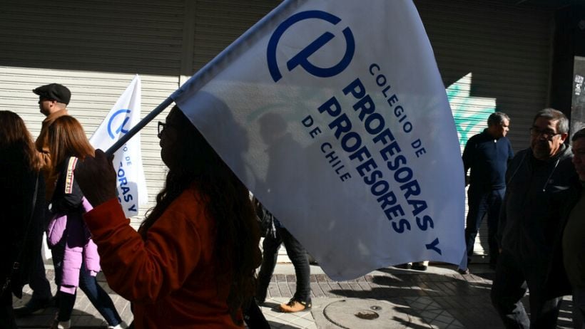 Paro nacional de profesores: En Santiago habrá marcha por la Alameda
