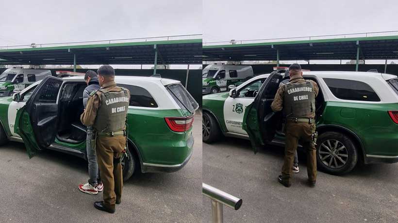 Tres detenidos por violento robo a mujer en Quilpué: menor de 14 años mordió a un carabinero