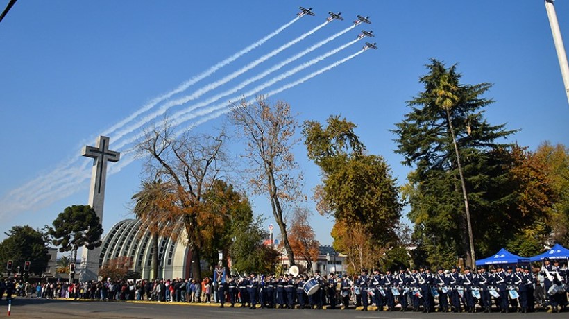 Con diversas actividades la FACH conmemora en Chillán el natalicio de Comodoro Arturo Merino Benítez