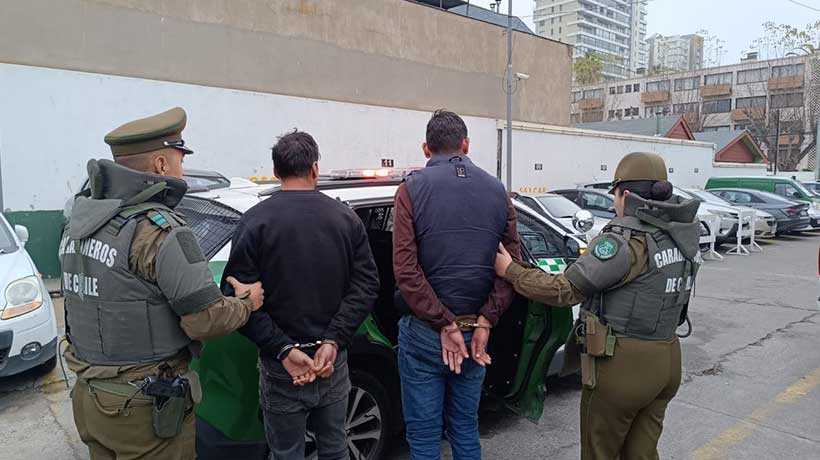Carabineros arresta a dos hombres por porte de elementos para cometer delitos en Viña