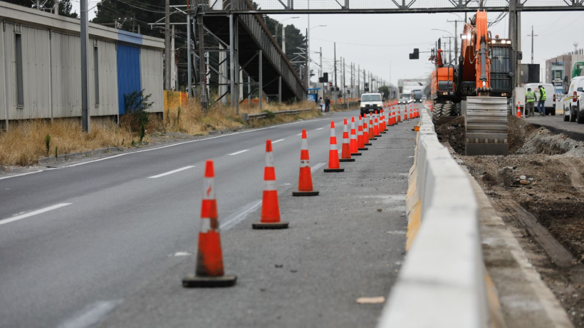 Primera etapa de terceras pistas en la Ruta 160 se entregará en julio próximo