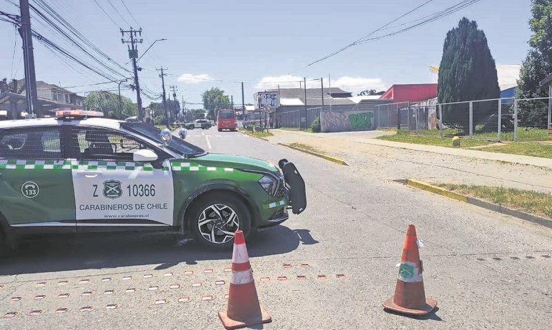 Adulta mayor murió tras ser atropellada por un microbús en Valdivia