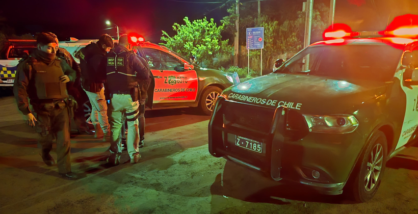 Cinco detenidos tras intento de robo a vivienda en sector costero de Chachagua
