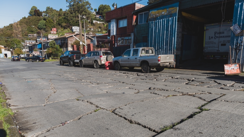 A fines de mayo comenzará reparación de la dañada calle Ecuador de Puerto Montt
