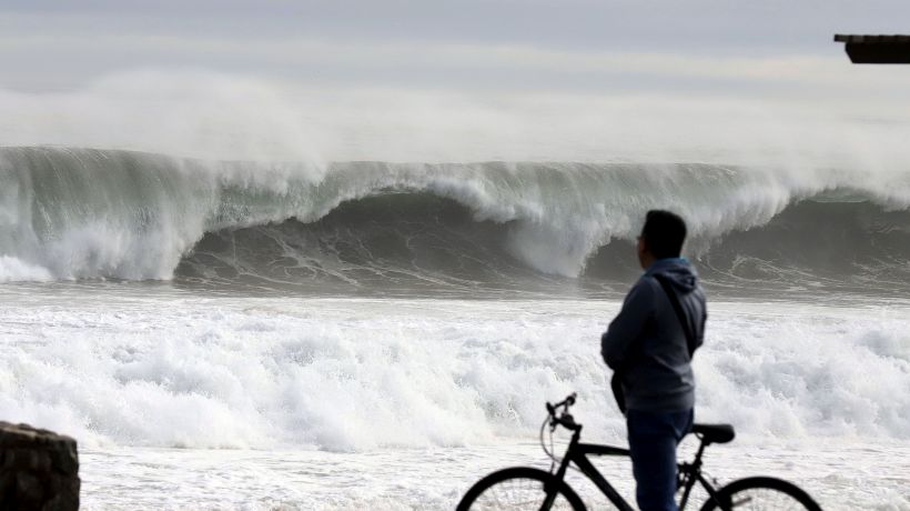 Emiten nuevo aviso de marejadas a partir de este jueves en las costas del país