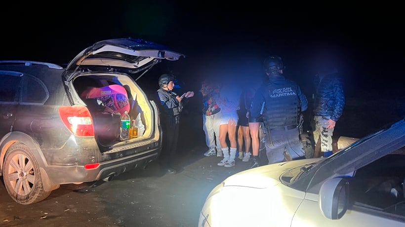 8 infracciones se cursaron en patrullaje preventivo de la Policía Marítima en el borde costero de Iquique