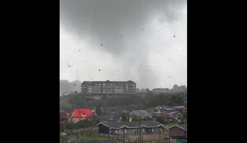 Tornado en Puerto Varas: confirman seis heridos y 30 casas dañadas