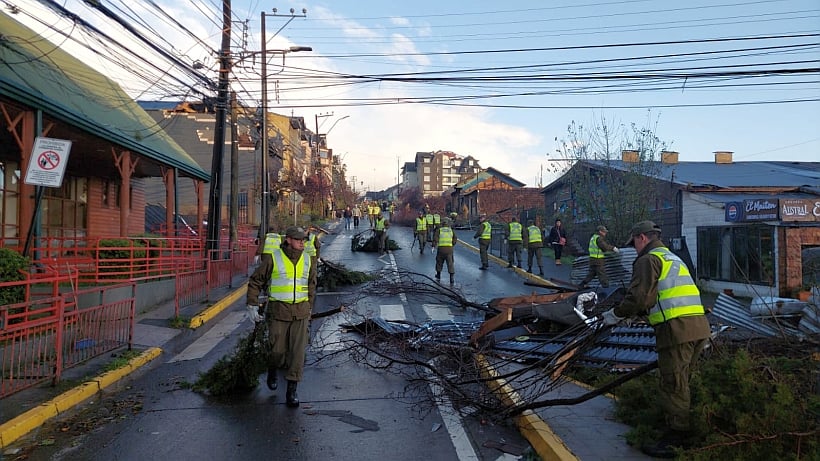 Cien funcionarios de Carabineros resguardan la seguridad en Puerto Varas