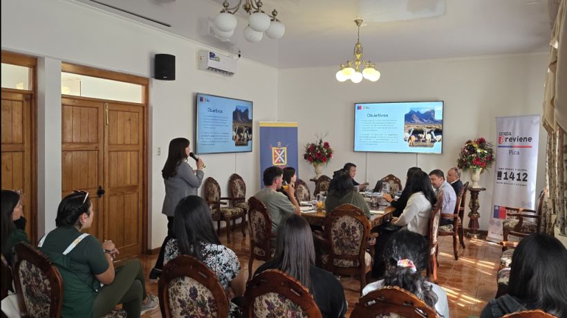 Conforman mesa comunal en Pica para la prevención del consumo de alcohol y drogas