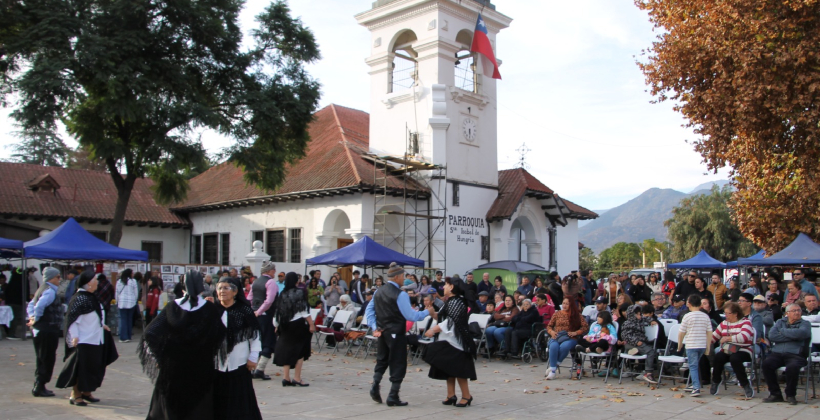 Vecinos de Nogales llenaron la parroquia para celebrar el Día de los Patrimonios