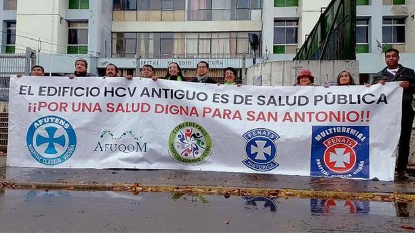 Gremios reciben respaldo a demanda de mantener el hospital antiguo en la salud