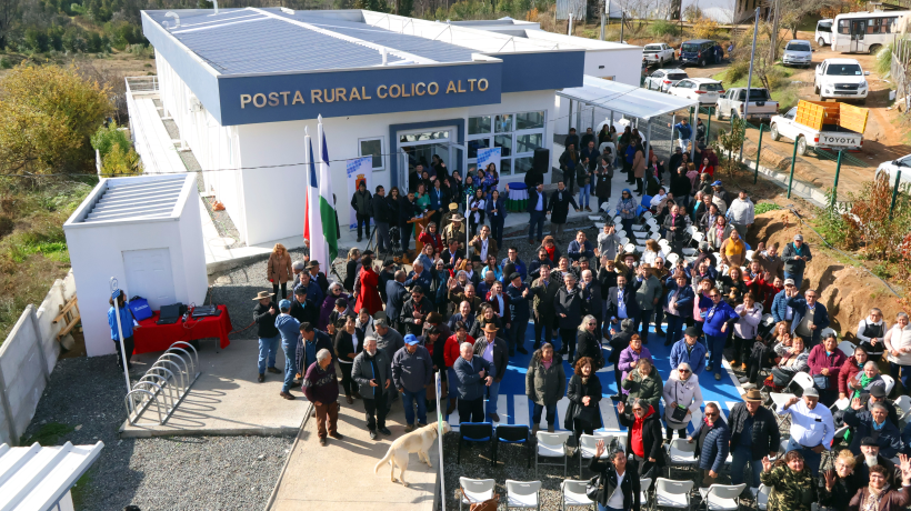 Santa Juana inauguró posta rural de Colico Alto destruida por mega incendio de 2023
