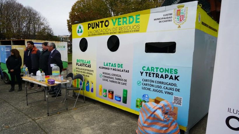 Castro implementa 26 puntos verdes para revalorizar basura