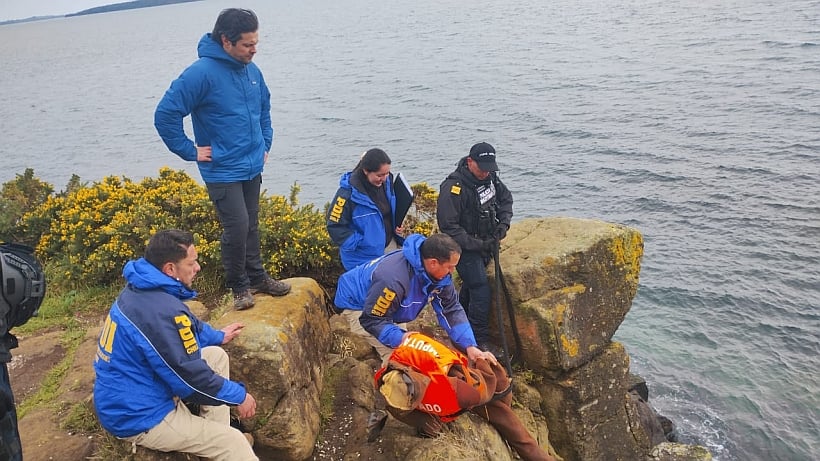 Reconstitución de escena por muerte de joven en Ancud
