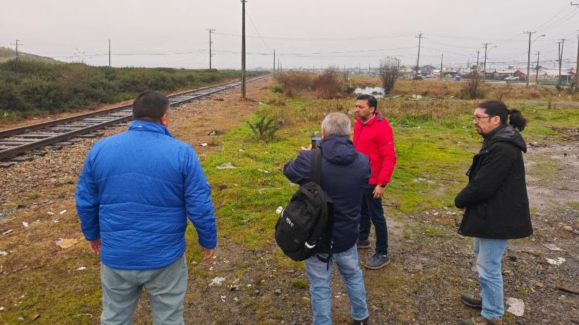 Realizan inspección en la línea férrea para reforzar medidas de seguridad en Alerce