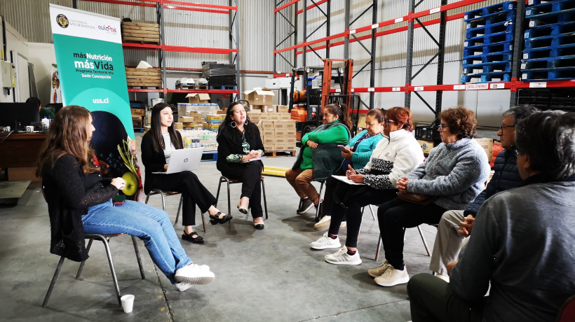 Proyecto que une a la USS con el Banco de Alimentos Biobío Solidario pone en valor la vigencia de la organización social