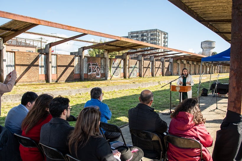 Municipalidad de Valdivia impulsa mejoras y mantención en el sector de andenes de la ex Estación de Trenes