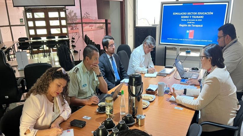 Realizarán simulacro de sismo y tsunami en el sector educacional de Tarapacá