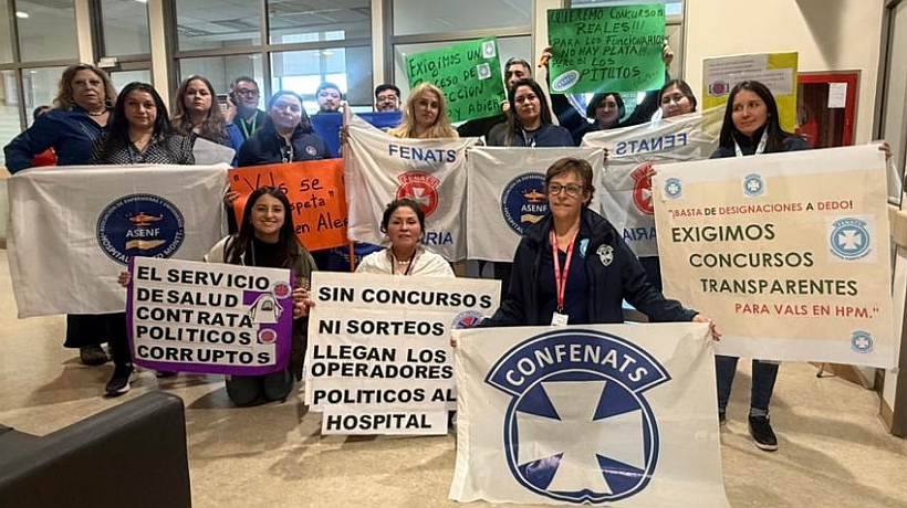 Multigremial del Hospital Puerto Montt protestó por nombramiento de ex directivo municipal en cargo vinculado a Ley Karin