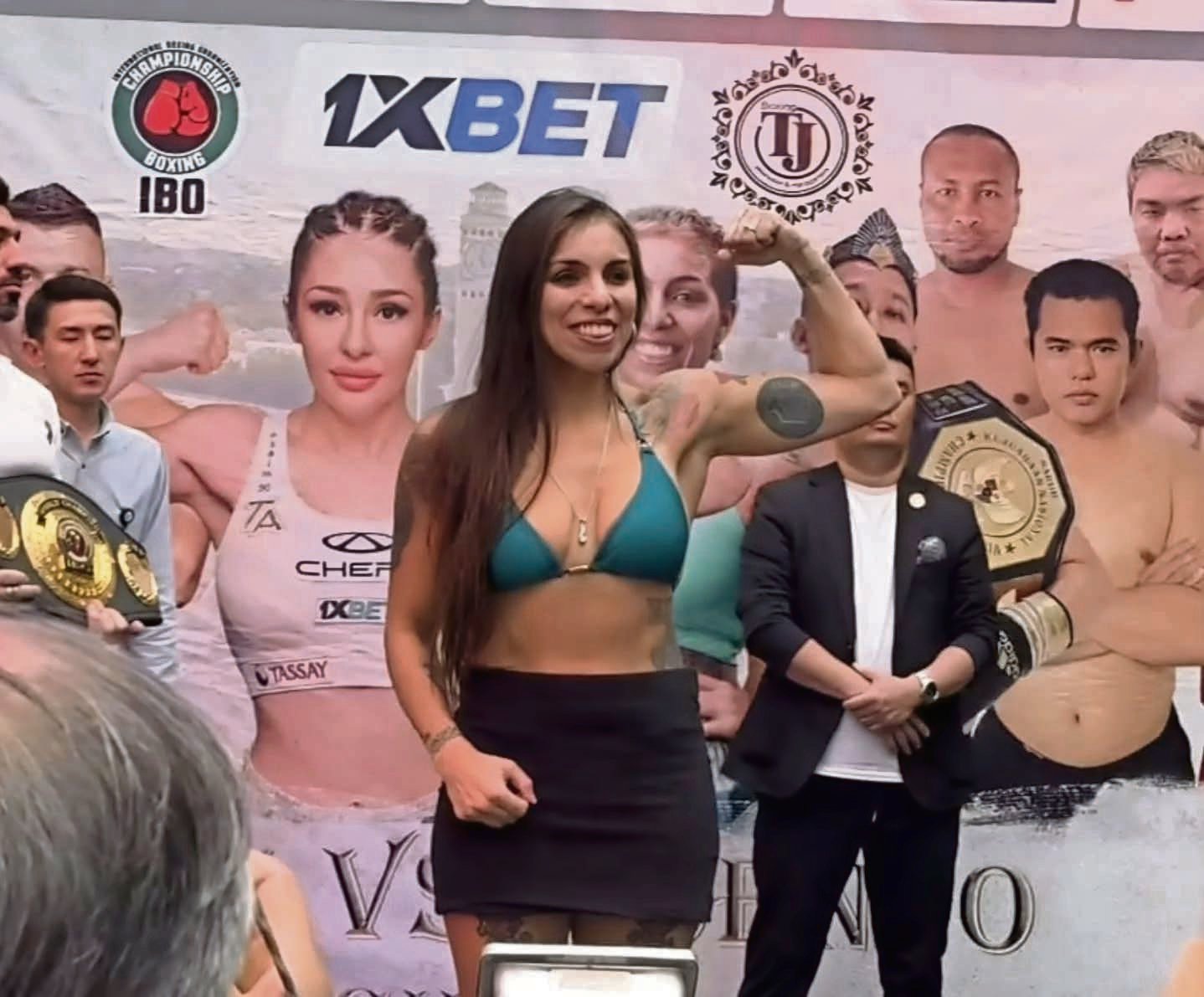 La “Leona” está lista para disputar el título mundial supermosca