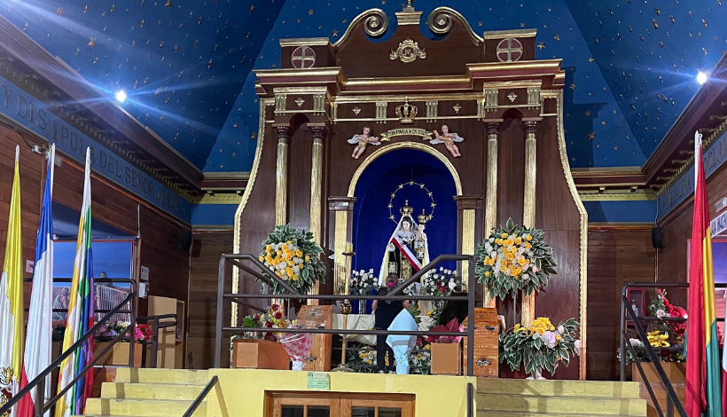 Sostenibilidad patrimonial: comienza restauración histórica de la Virgen de la Tirana con estudio clave en Quillagua