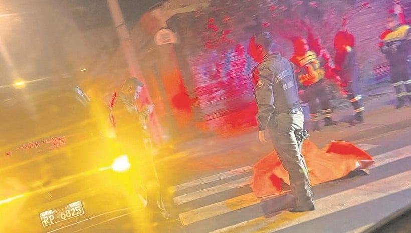 Intensa búsqueda de conductor que atropelló y mató a peatón en Copiapó