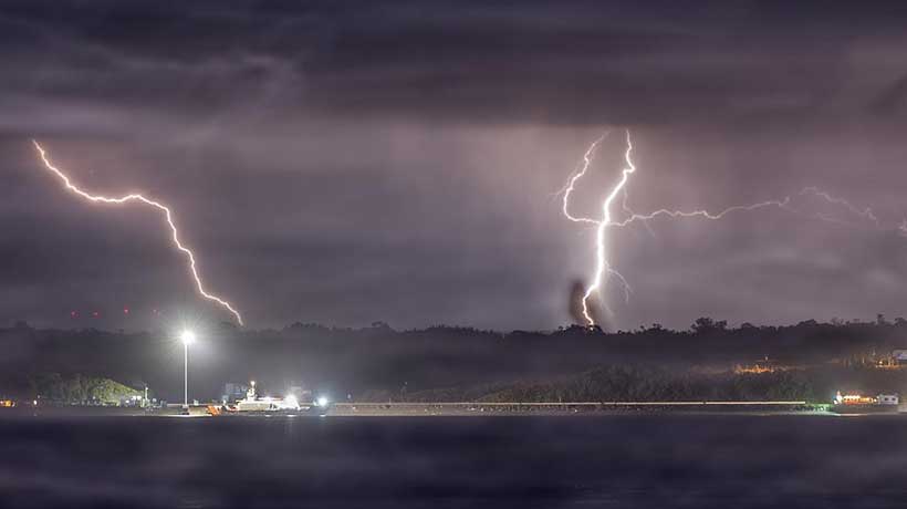Tormentas eléctricas con precipitaciones se esperan en el archipiélago Juan Fernández