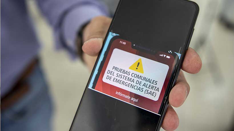 Calendario de pruebas de alerta SAE durante junio en la Región de Valparaíso