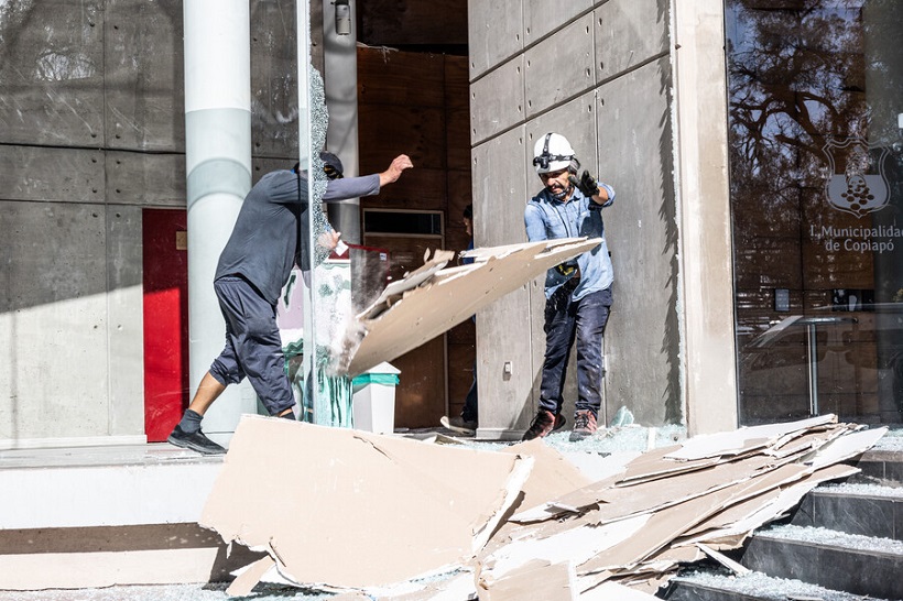 Un estudiante de básica resultó herido durante sismo de 6.4 grados en Copiapó