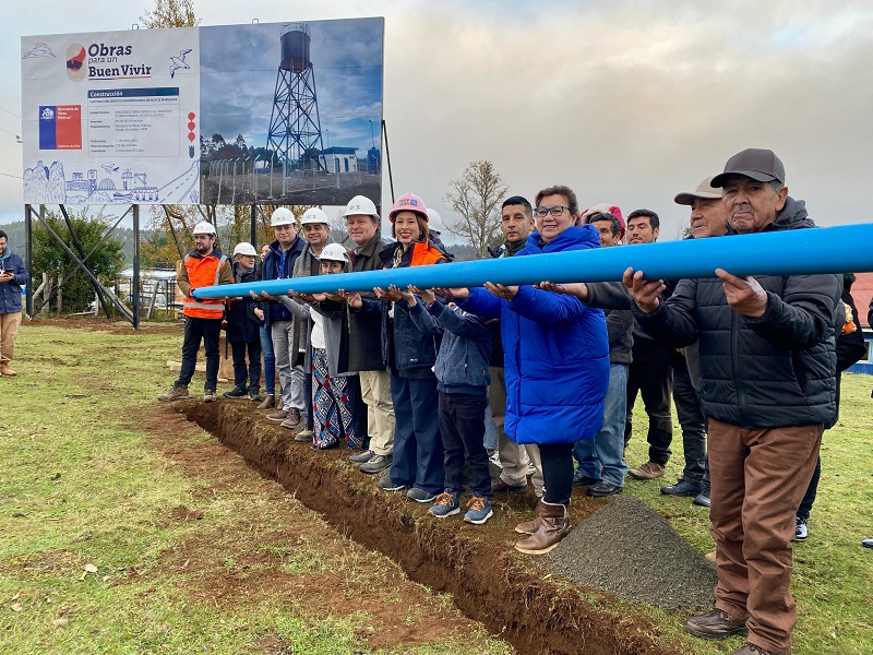 Comienza proyecto que abastecerá de agua potable a familias de Huifco en Mariquina