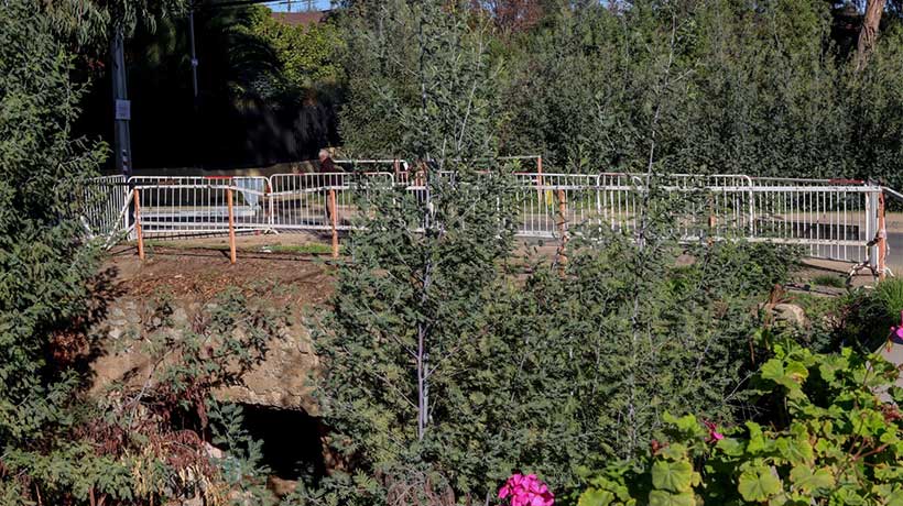 Inician las obras de reparación transitoria del puente El Rincón en Villa Alemana