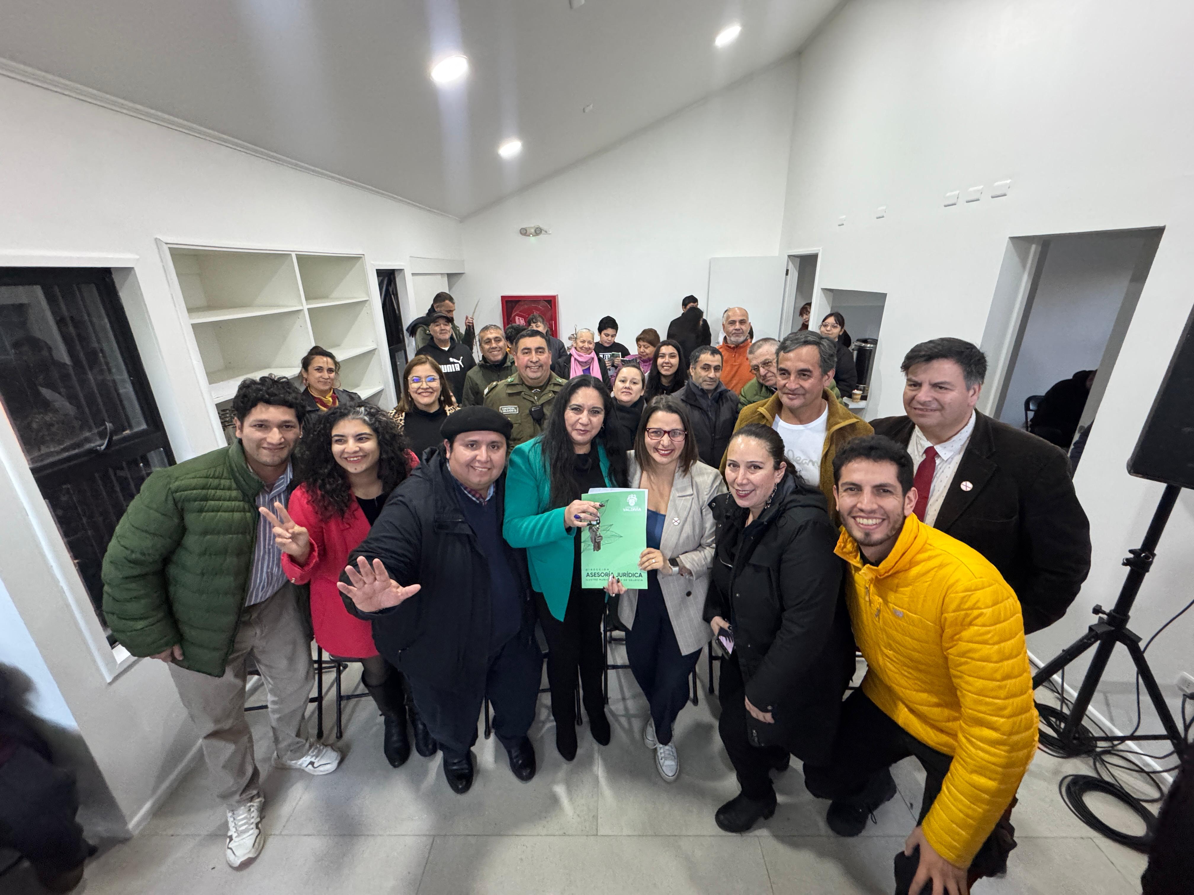 Inauguraron nueva sede social en sector de Las Ánimas en Valdivia