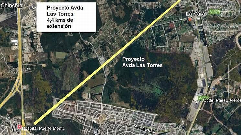 Nueva avenida Las Torres de Puerto Montt fue aprobada por el Ministerio de Desarrollo Social